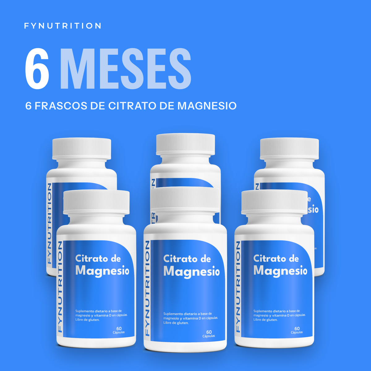 Citrato de Magnesio: 6 meses (6 frascos) – FYNUTRITION