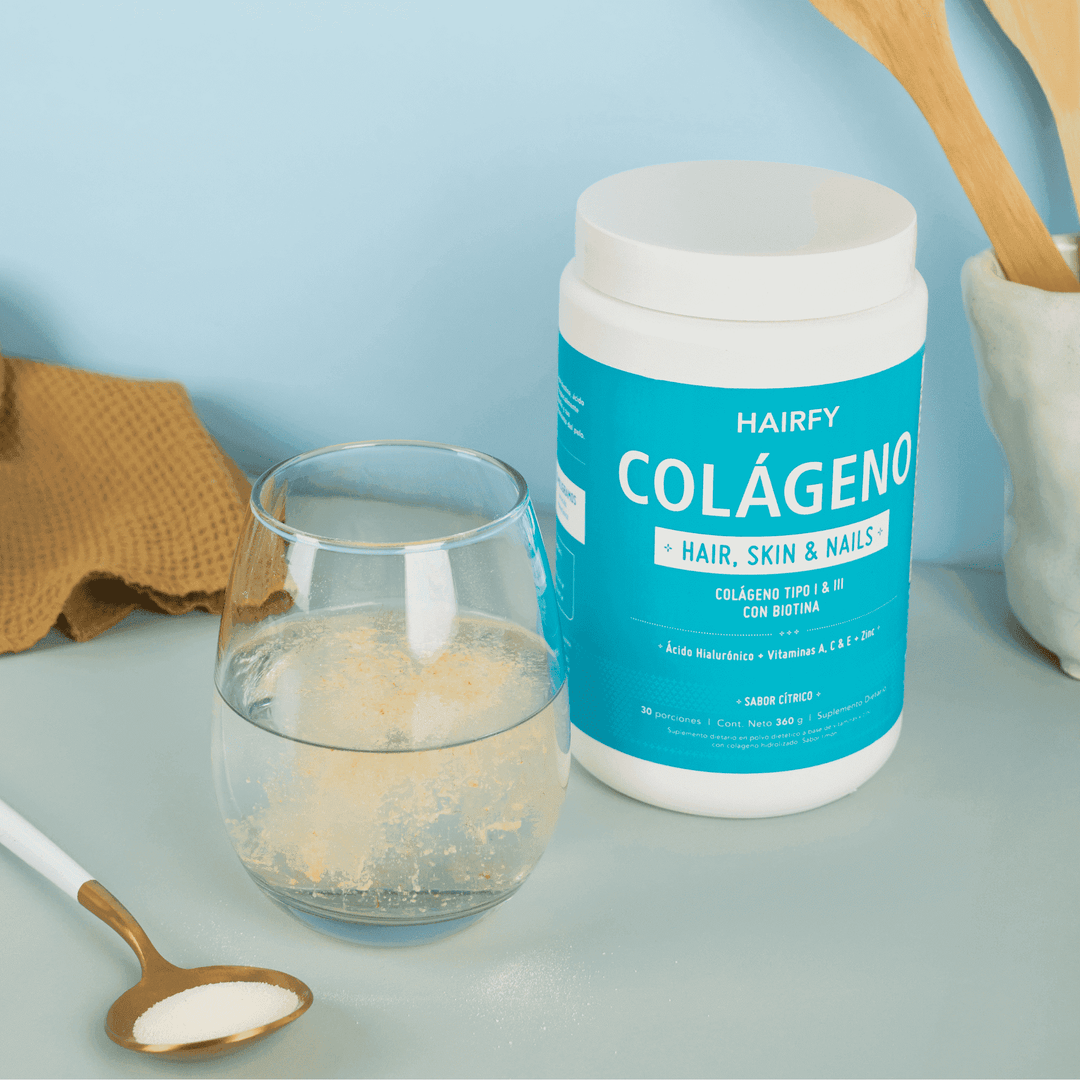 colágeno hair skin nails con biotina