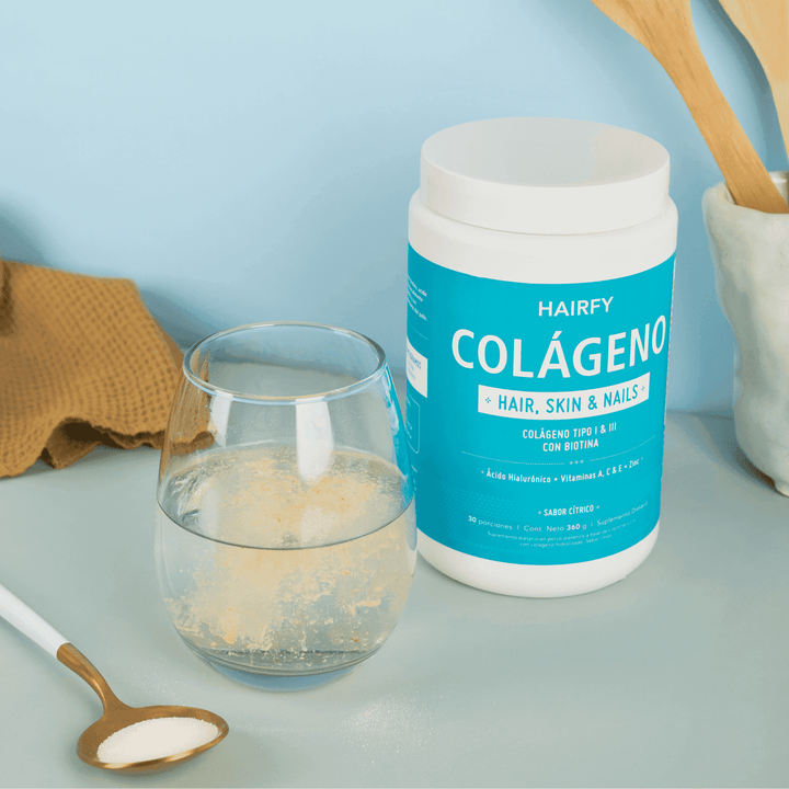 colágeno hair skin nails con biotina