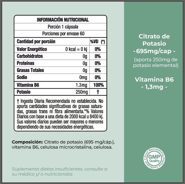 Citrato de Potasio