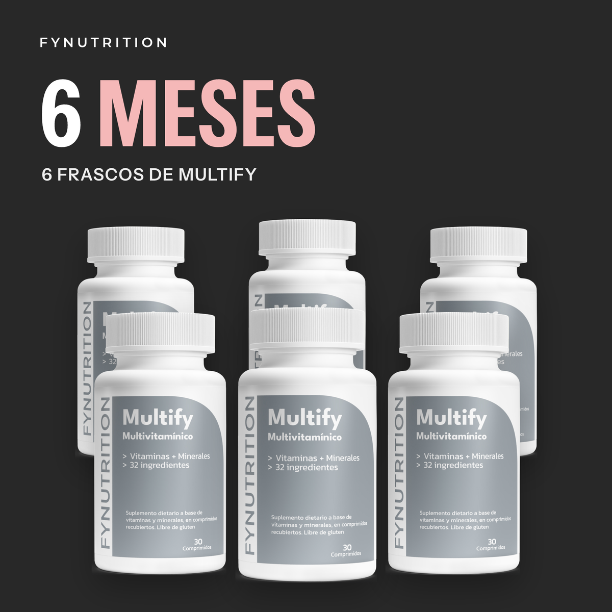 Multify: 6 meses (6 frascos) – FYNUTRITION