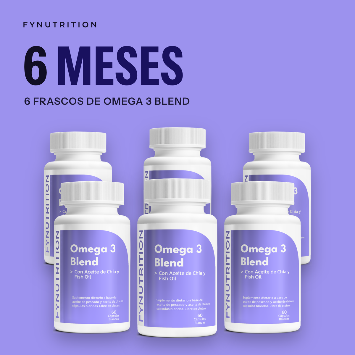 Omega 3 Blend: 6 meses (6 frascos) – FYNUTRITION
